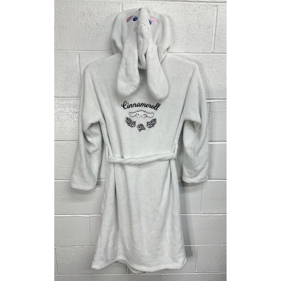 Forever 21 Hello Kitty Cinnamoroll Ears Hooded Embroidered Bath Robe / Small - Picture 6 of 7